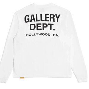 Gallery Dept ATK Reversible Long Sleeve T Shirt White XL Hollywood CA Made USA